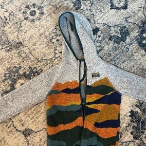L.L. Bean Kids Jacket - Gray, Orange, Green, Blue
